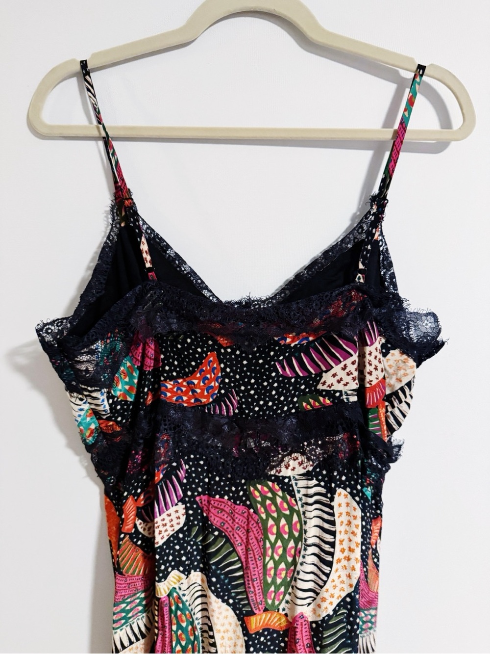 Farm Rio for Anthropologie - RARE Long Lace Cami - Picture 9 of 11
